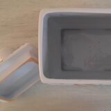 Apothecary pot "Rosemary" in faience of Moustiers