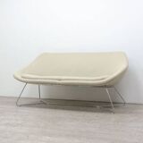 Canapé Allermuir Open en tissu beige