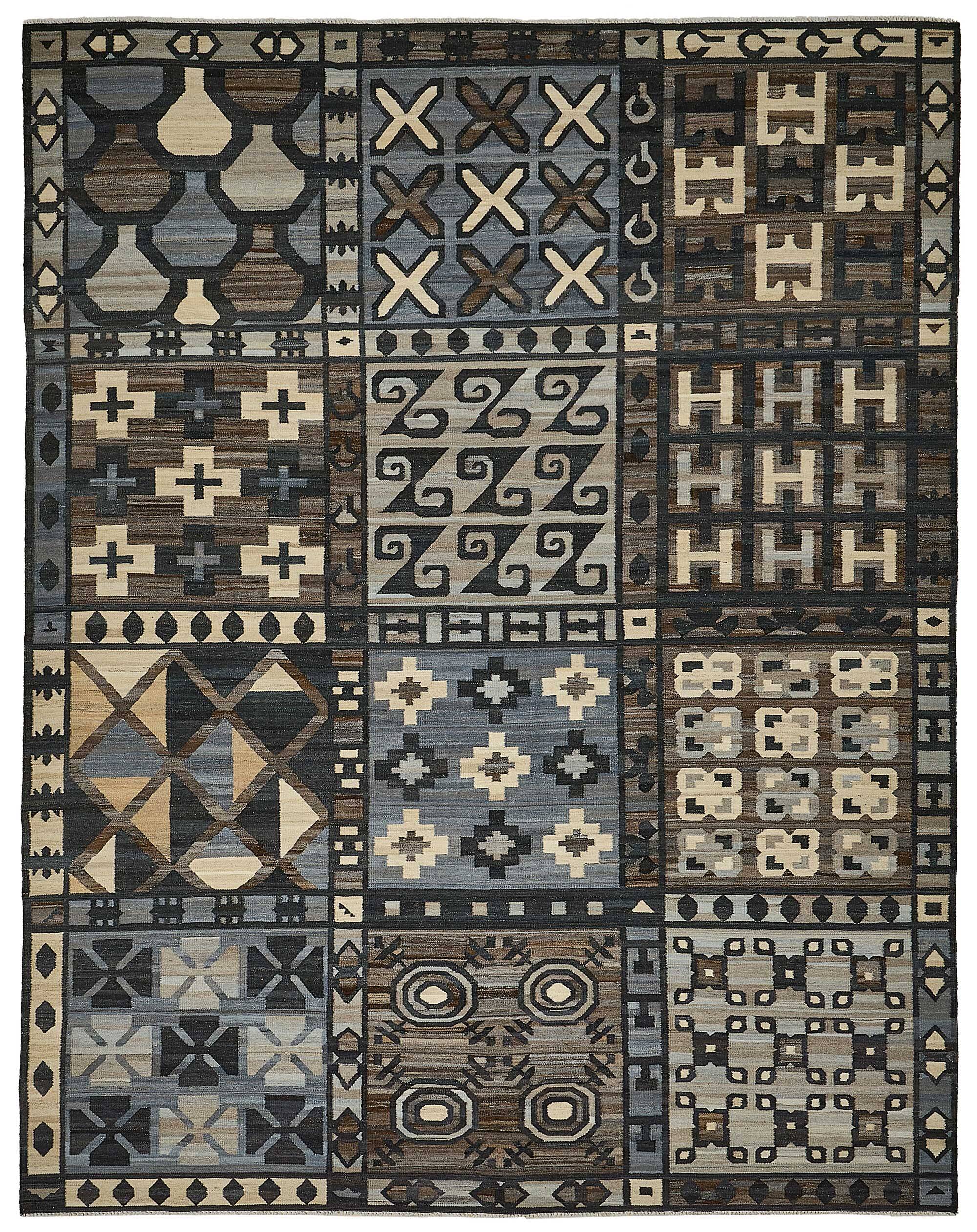 Contemporary Tribal Decorative Kilim 285 cm x 365 cm