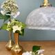 Vintage Clichy White Glass Pendant Lampshade