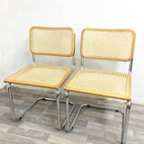 Pair of chairs by Marcel Breuer, mod. B32