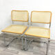Paire chaises par Marcel Breuer, mod. B32