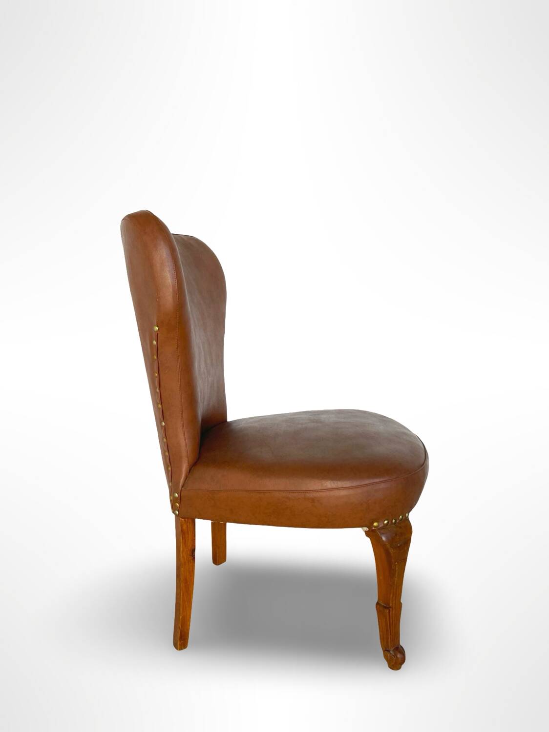 Ensemble de chaises d'appoint et tabouret pour pied, années 1950.