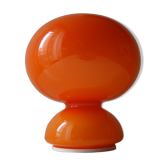 Lampe vintage Space Age opaline orange