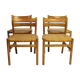 Ensemble de quatre chaises, années 60