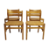 Ensemble de quatre chaises, années 60