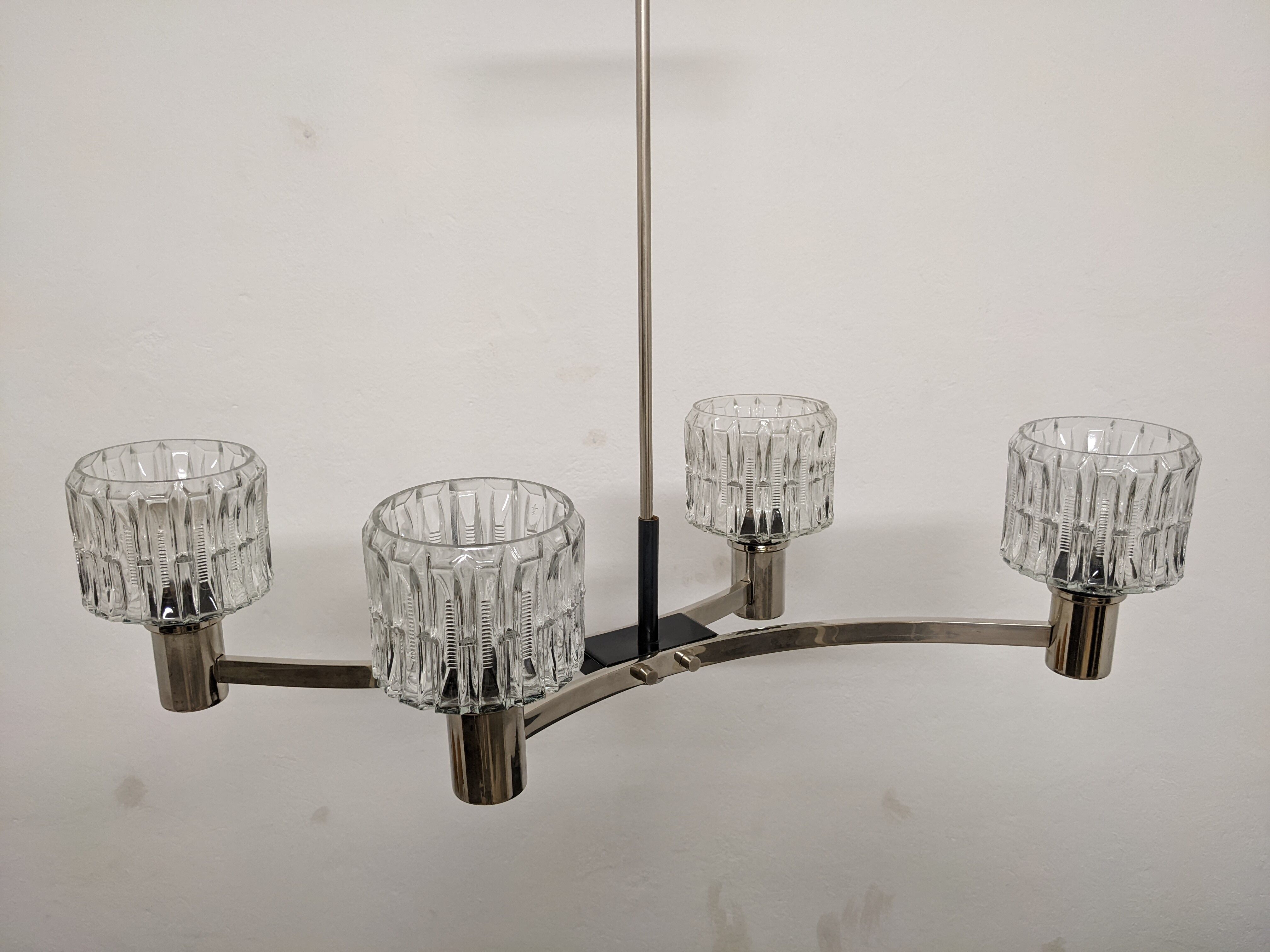 Murano glass chandelier from the 60s/70s