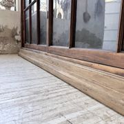 XXL industrial sideboard with glass doors
