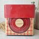 Terraillon kitchen scale vintage limited edition design tea towel 70s