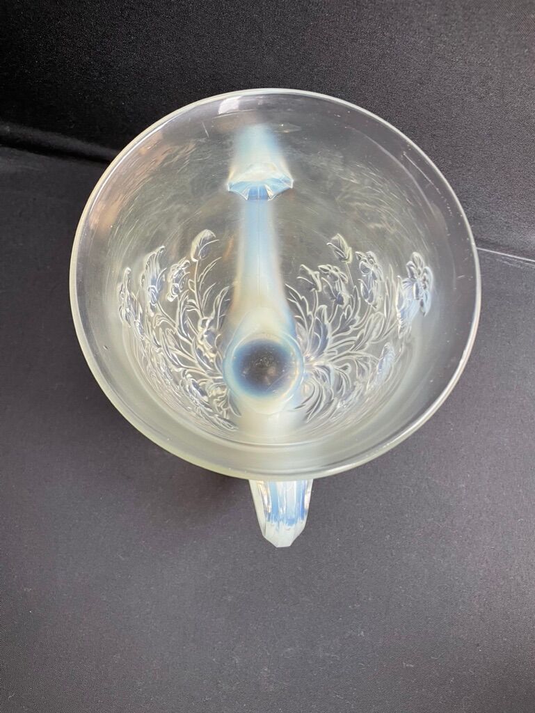 Large vase with 2 Art Deco handles signed Verlys