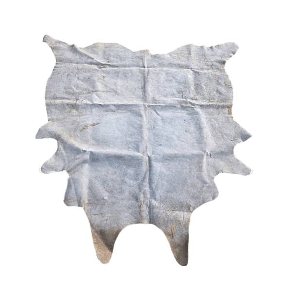 Large Vintage Blonde Cowhide Rug, 1950s