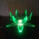 Green Water Lily Lotus Flower Night Light Lamp, Eastern Europe
