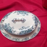 Longwy ceramic sauce boat spring model