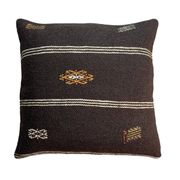 Vintage turkish kilim cushion cover , 55 x 55 cm