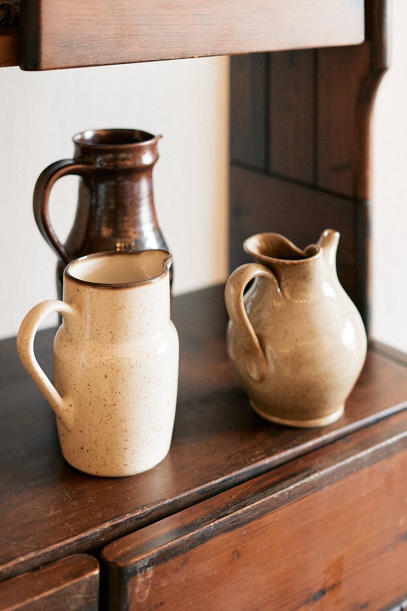 Chocolate jug / vase in stoneware