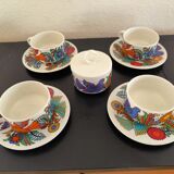 Set of coffee cups and the sugar bowl Acapulco of Villeroy and Boch