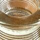 Vintage glass paperweight tray