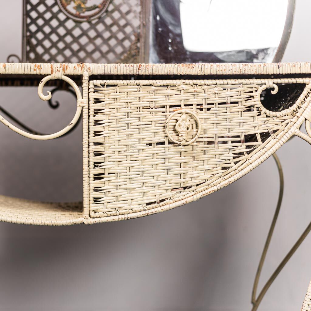 Dressing table wrought mirror 50s vintage