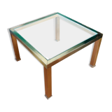 Table basse d'appoint en laiton