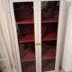 Silver library patina 2 doors on marble 147 x 81 cm