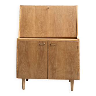Mid-century oak secretary (renovated)