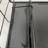 Perforated metal serving trolley style Mathieu Matégot