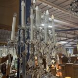 Bronze-colored wall light with 12 lights