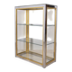 Étagère en métal et verre des années 1970, conçue par renato zevi