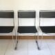 Chaises chrome et scoubidou