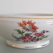 Limoges enamelled porcelain soup tureen