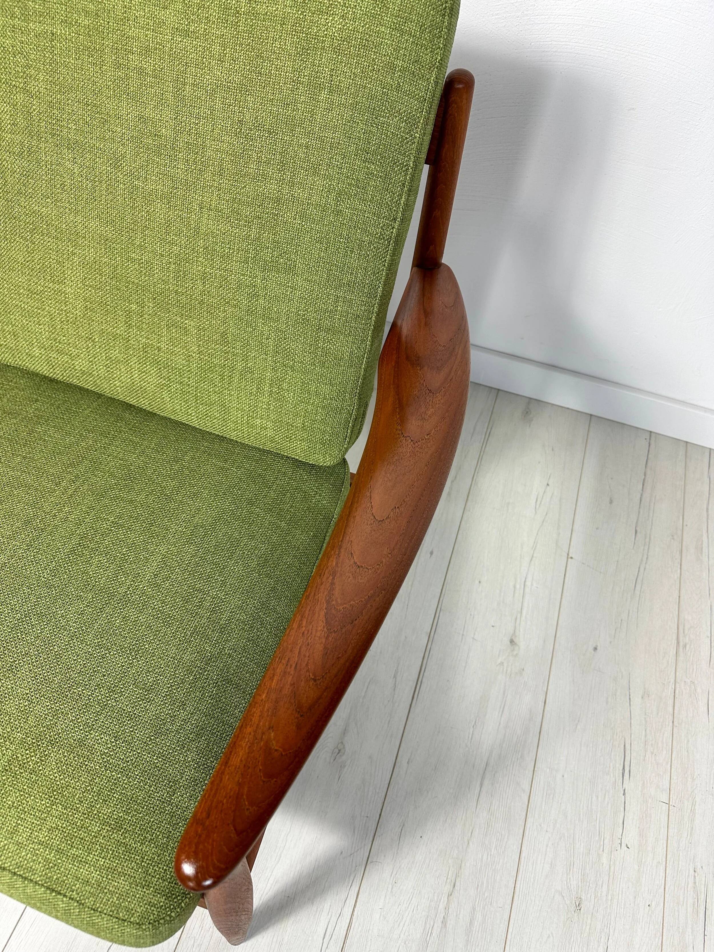 1950s Vintage Danish Teak Armchair by Grete Jalk for France & Daverkosen