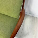 1950s Vintage Danish Teak Armchair by Grete Jalk for France & Daverkosen