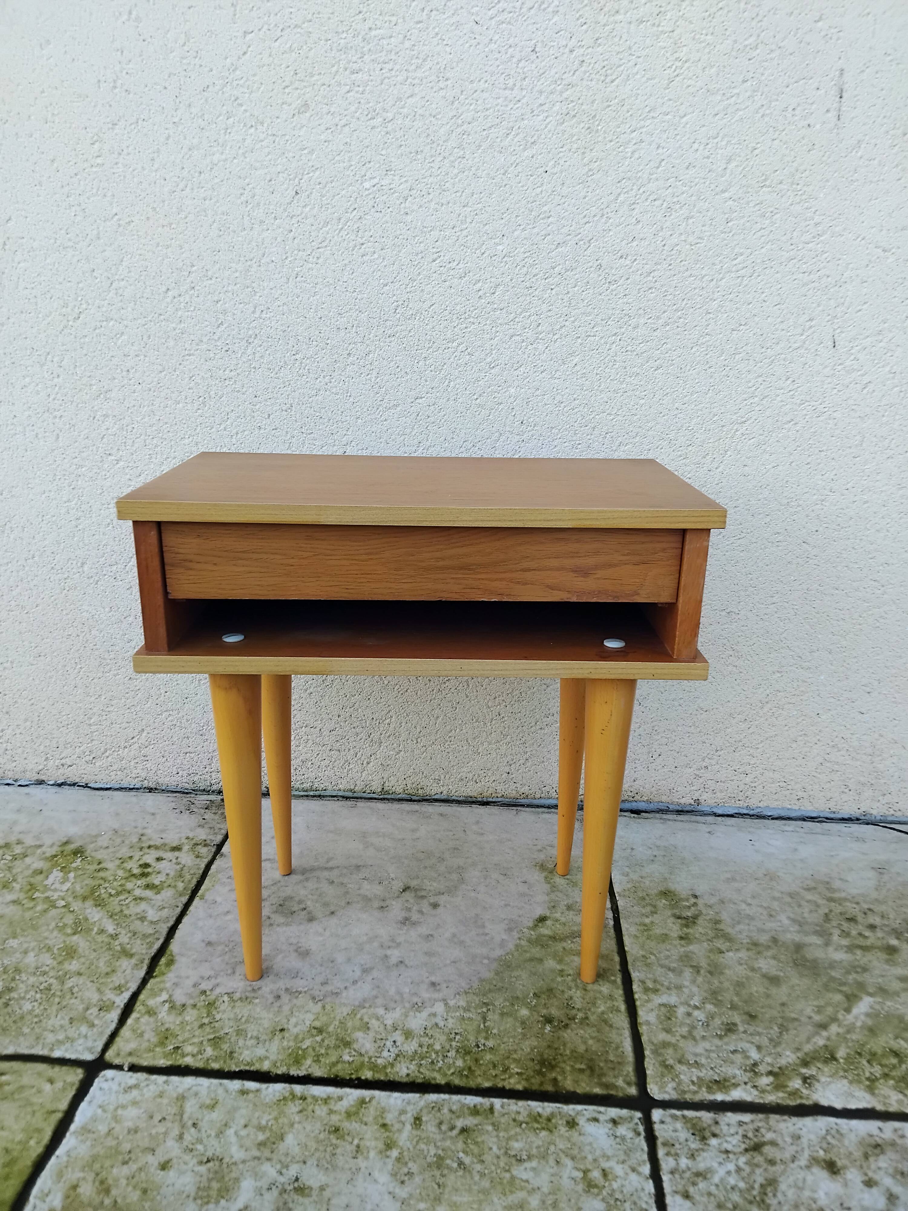 Table de chevet vintage scandinave