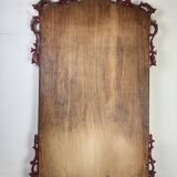 Important Venetian Baroque mirror in Louis XV style in lacquered and gilded wood