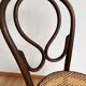 Bistro chair with caning