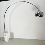 Design arc floorlamp with marble base