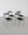 Four Sandows chairs by Rene Herbst, c.1980