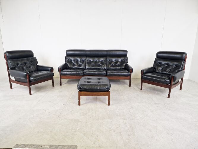 Mid century scandinavian sofa set, 1960s