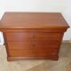 commode à doucine-merisier–4 tiroirs -serrures-Années 80–Louis Philipe