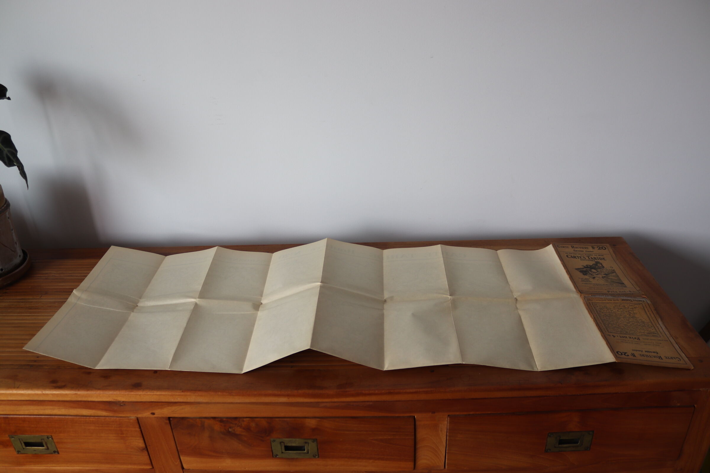 Road map 1920 "Garonne et landes"