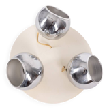 Vintage ceiling or wall lamp 70s space age italian design
