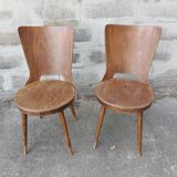 Set of 2 Baumann wooden chairs