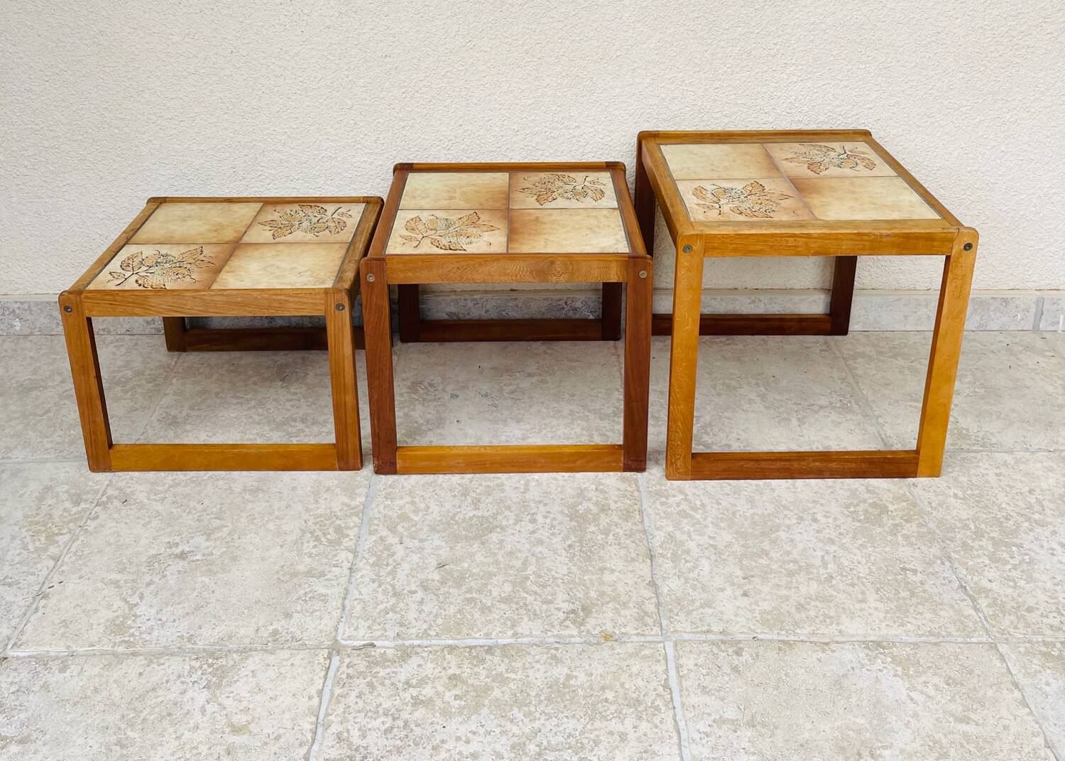 Tables basses gigognes, 1960