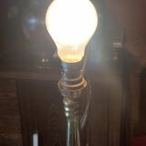 50s floor lamp in gilded brass