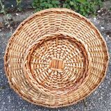Wicker bottle holder bar basket