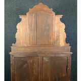 Commode secrétaire a psyché époque napoléon iii en marquèterie de palissandre