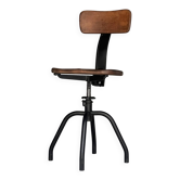 Chaise industrielle des années 50 - production italienne