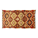 Anatolian handmade kilim rug 286 cm x 156 cm