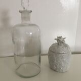 Porcelain pineapple candy box