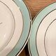 6 flat plates in half-porcelain Badonviller
